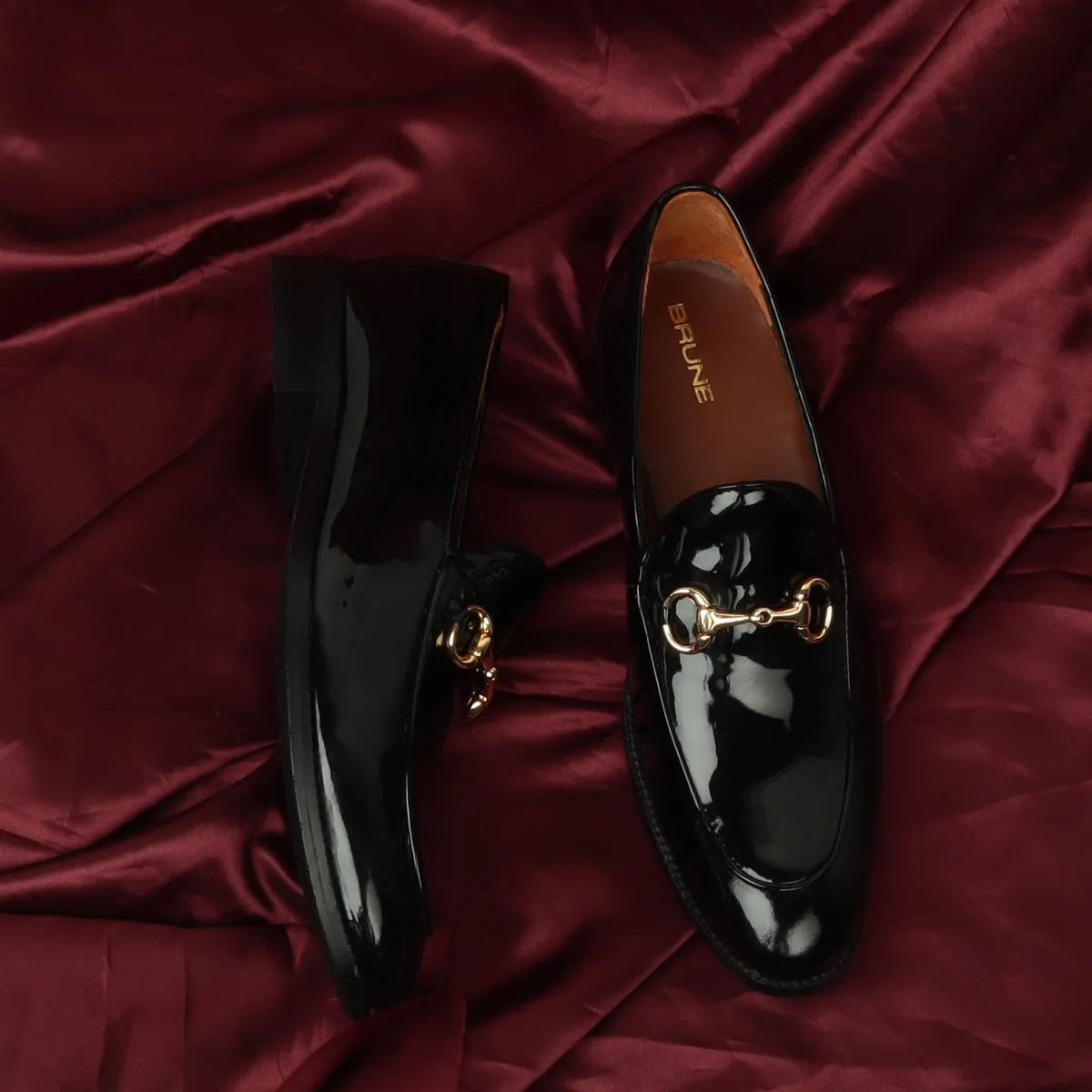 Black Patent Leather Loafer