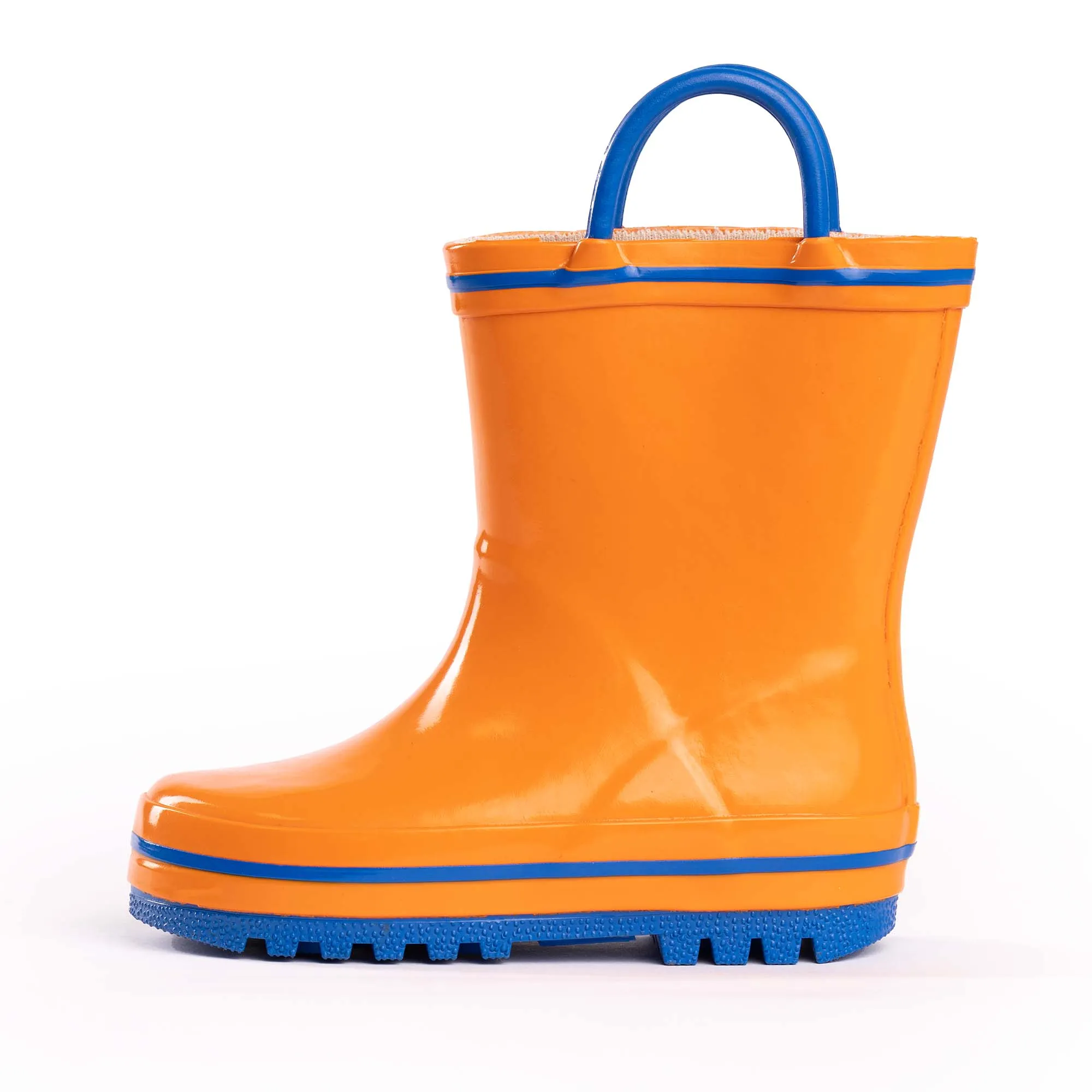 NORTY Tod Boys 6-10 Orange/Royal Rain Boot 16406