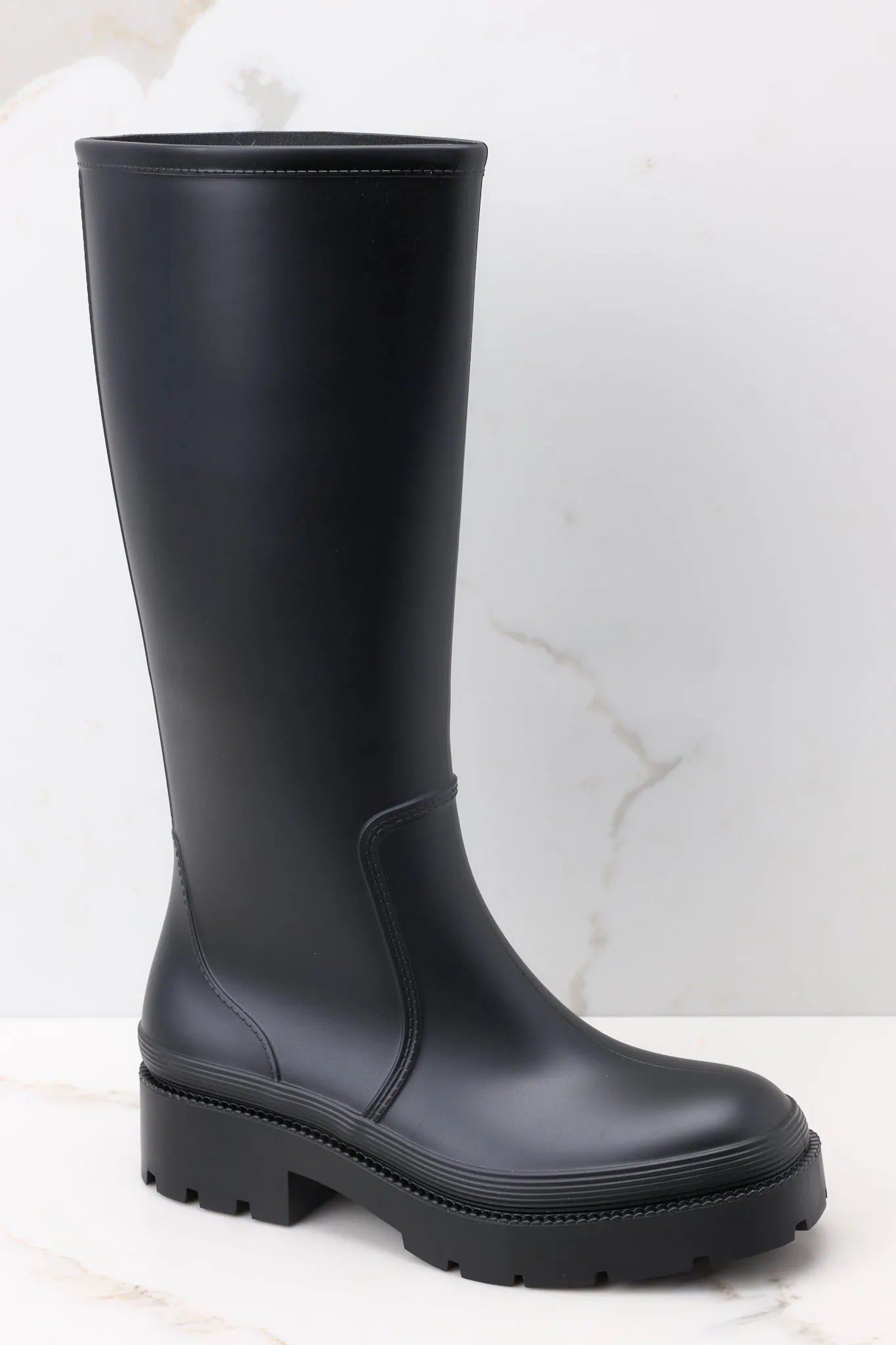 Rainy Day Black Boots
